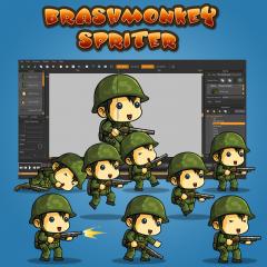 Tiny Soldier 01 Character Sprite
