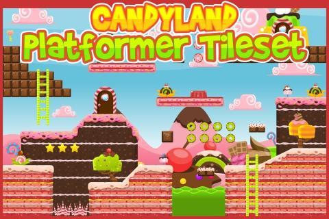 More information about "Candyland - Platformer Tileset"