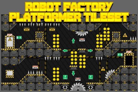 More information about "Robot Factory - Platformer Tileset"