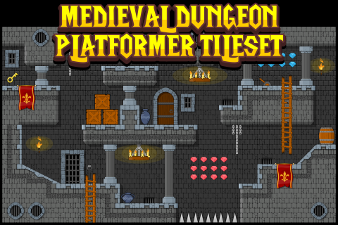 More information about "Medieval Dungeon - Platformer Tileset"