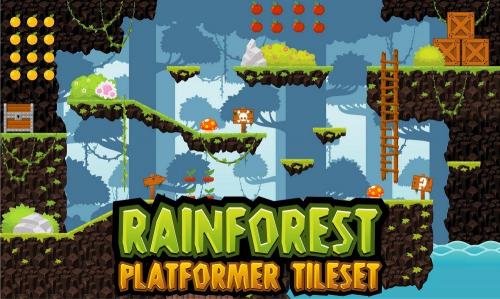 More information about "Rainforest Platformer Tileset"