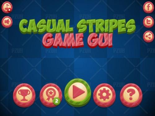 More information about "Casually Stripes - Game GUI"